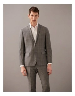 Prince Of Wales Check Suit Jacket