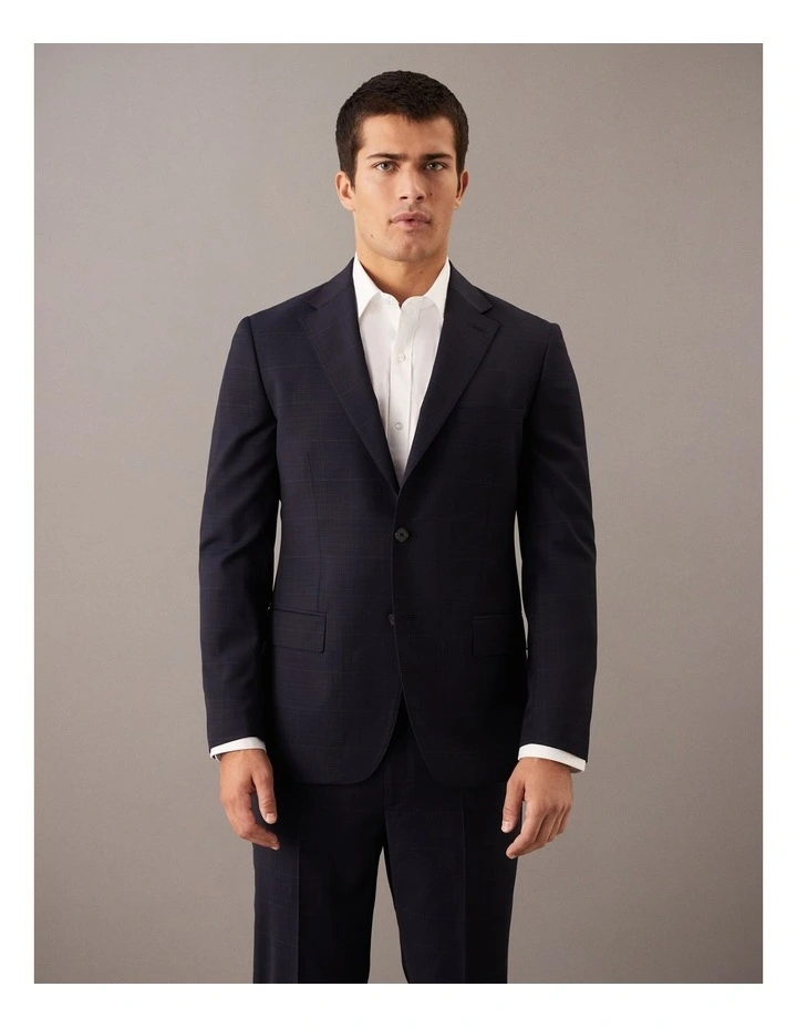 Window Pane Check Suit Jacket image 1