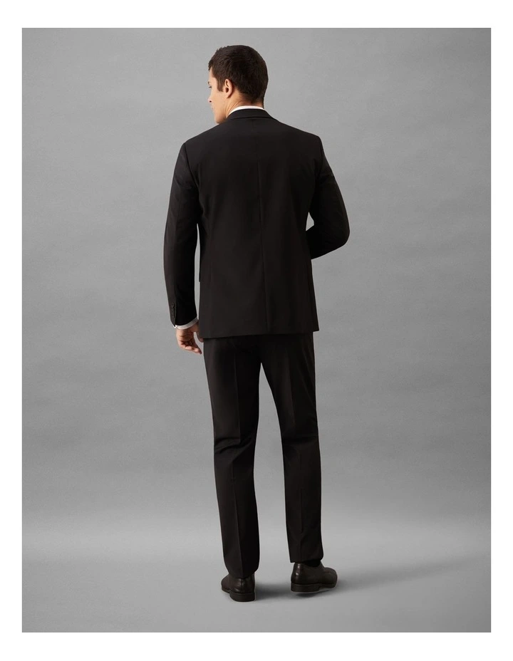 Square Weave Suit Jacket in Black image 4