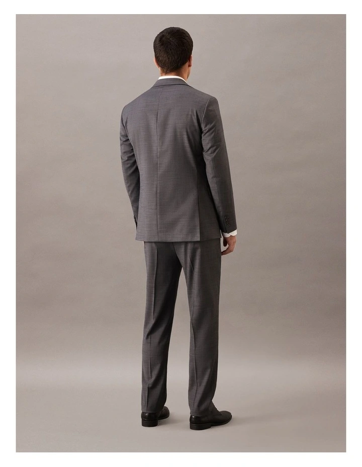 Stretch Twill Suit Jacket in Grey image 4