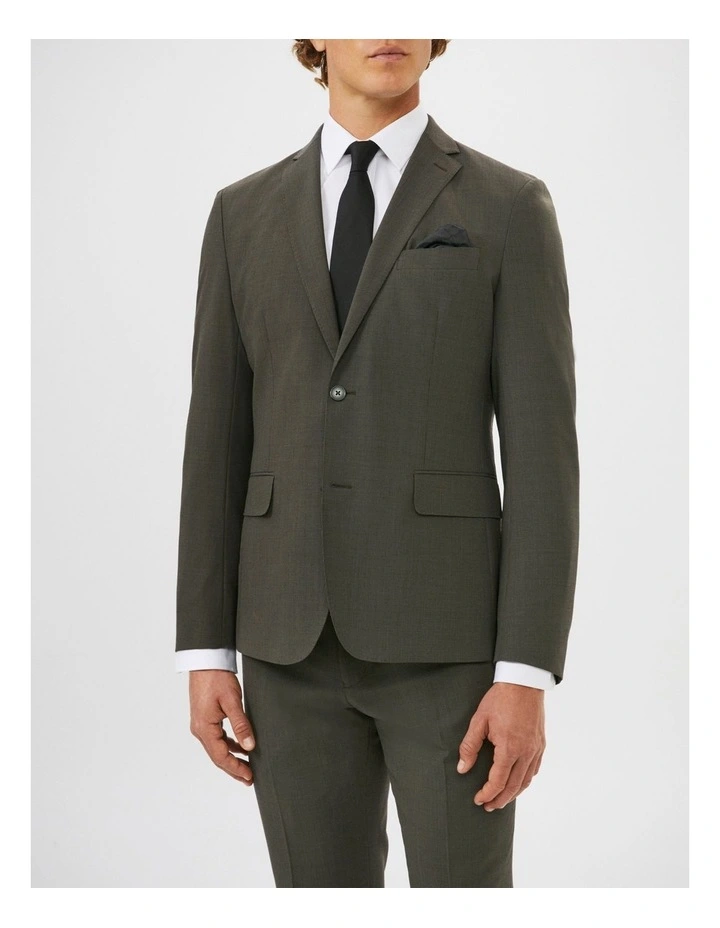 Wool Blend Puppytooth Suit Jacket image 1