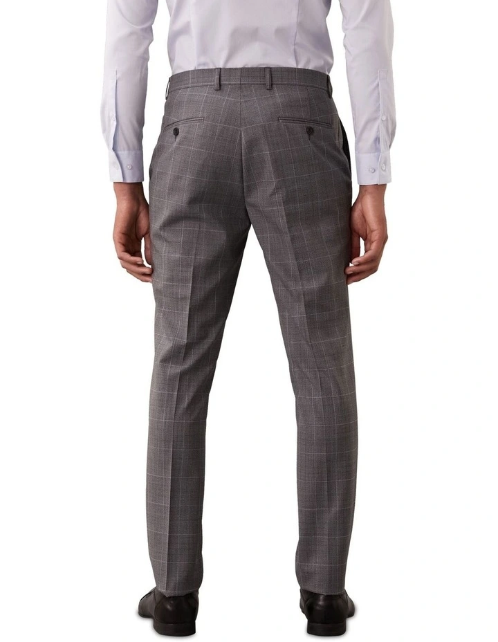 X-SLIM SUIT PANT PRINCE OF WALES CHECK BLUE image 3