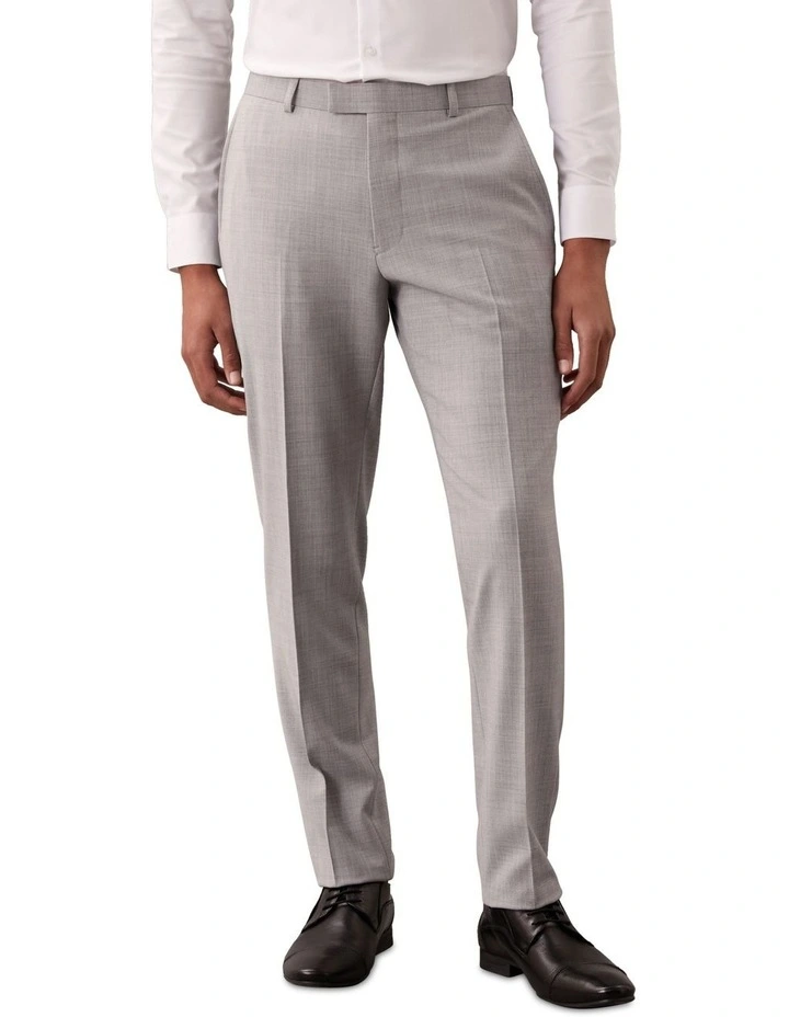 X-Slim Bi Stretch Twill Suit Pant in Grey image 1