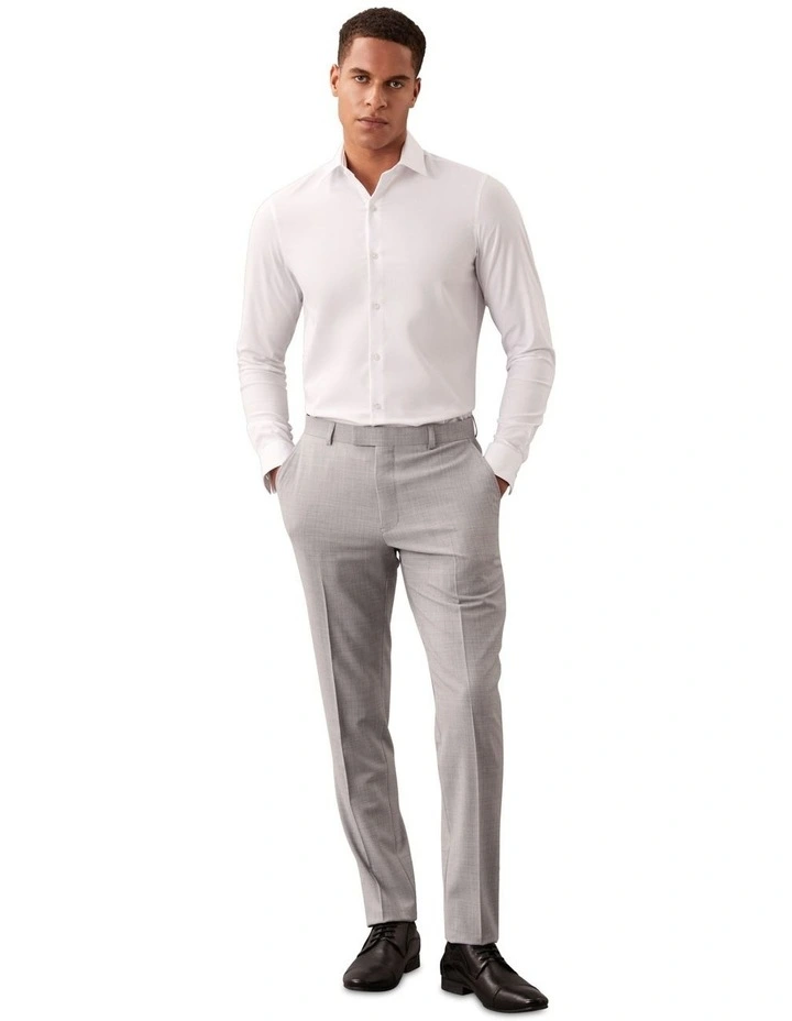 X-Slim Bi Stretch Twill Suit Pant in Grey image 2