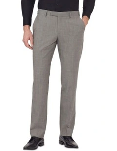 Tailored Suit Pant Wool Blend Heritage Weave Grey