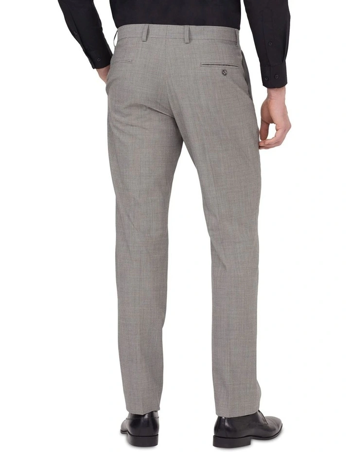 Tailored Suit Pant Wool Blend Heritage Weave Grey image 2