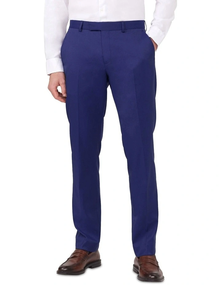 Slim Suit Pant Superfine Stretch Twill in Blue image 1
