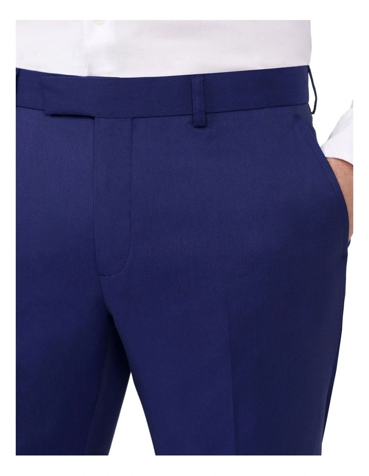 Slim Suit Pant Superfine Stretch Twill in Blue image 3