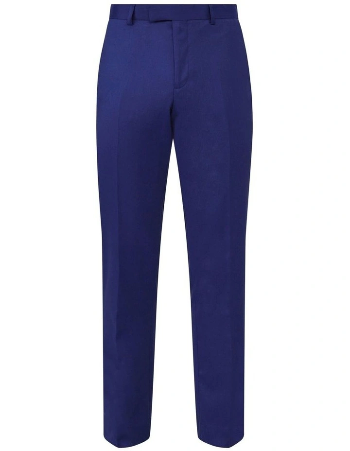 Slim Suit Pant Superfine Stretch Twill in Blue image 4