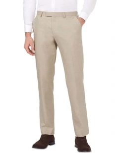 Tailored Suit Pant Wool Blend Plain in Oatmilk