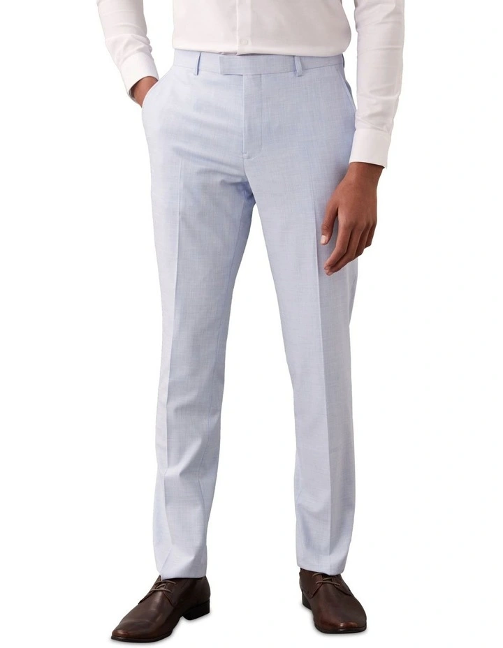 X-Slim Suit Sharksk Pant in Slub Sky image 1