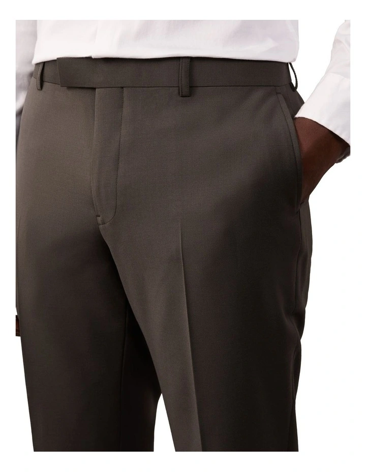 Bi Stretch Twill Suit Pant in Green image 4