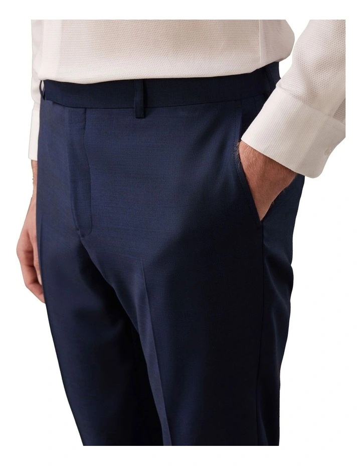 Glen Check Suit Pant in Blue image 3