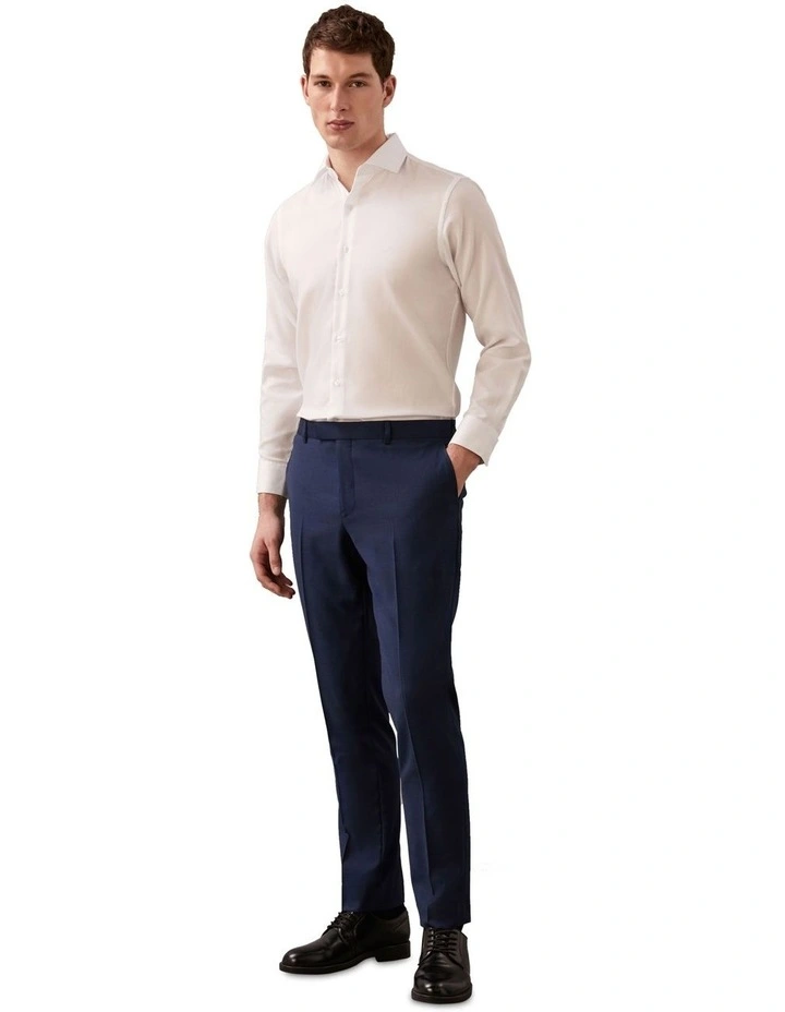 Glen Check Suit Pant in Blue image 4