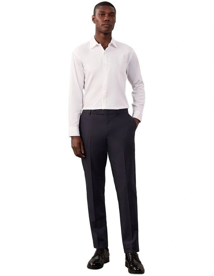 Puppytooth Slim Suit Pant in Blue image 3