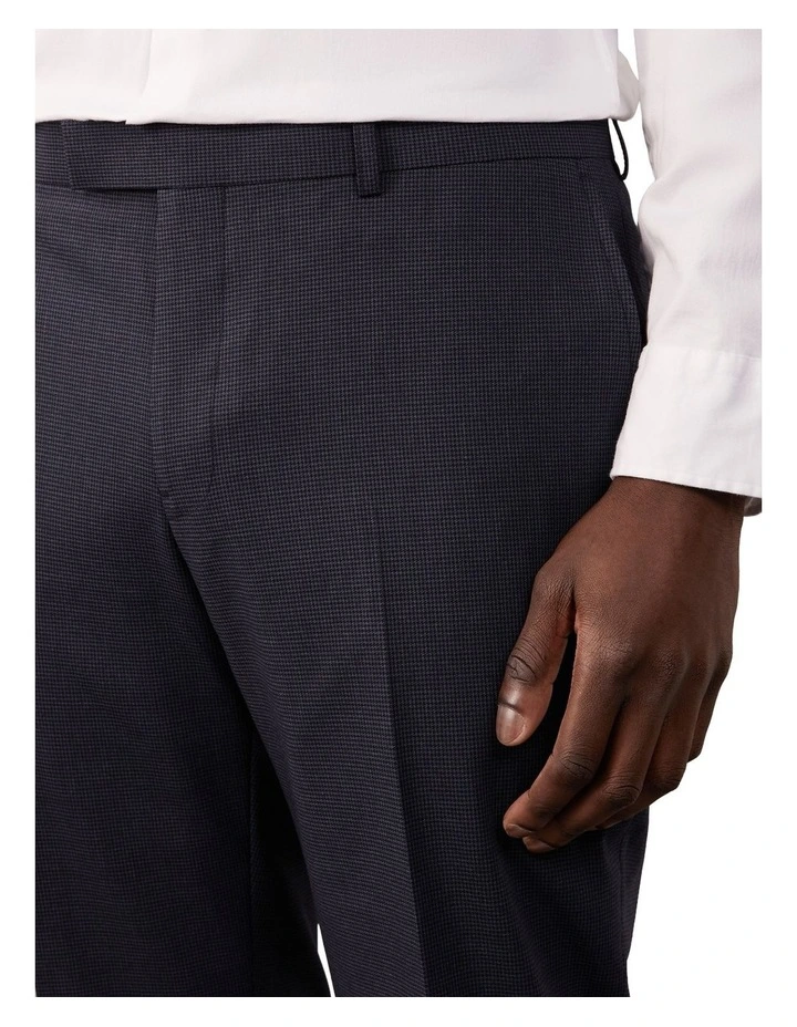Puppytooth Slim Suit Pant in Blue image 4