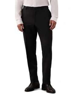 Bi Stretch Twill Suit Pant in Charcoal