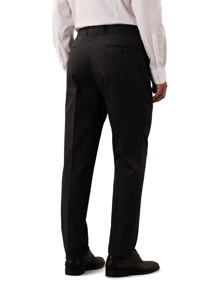 Bi Stretch Twill Suit Pant in Charcoal image 2