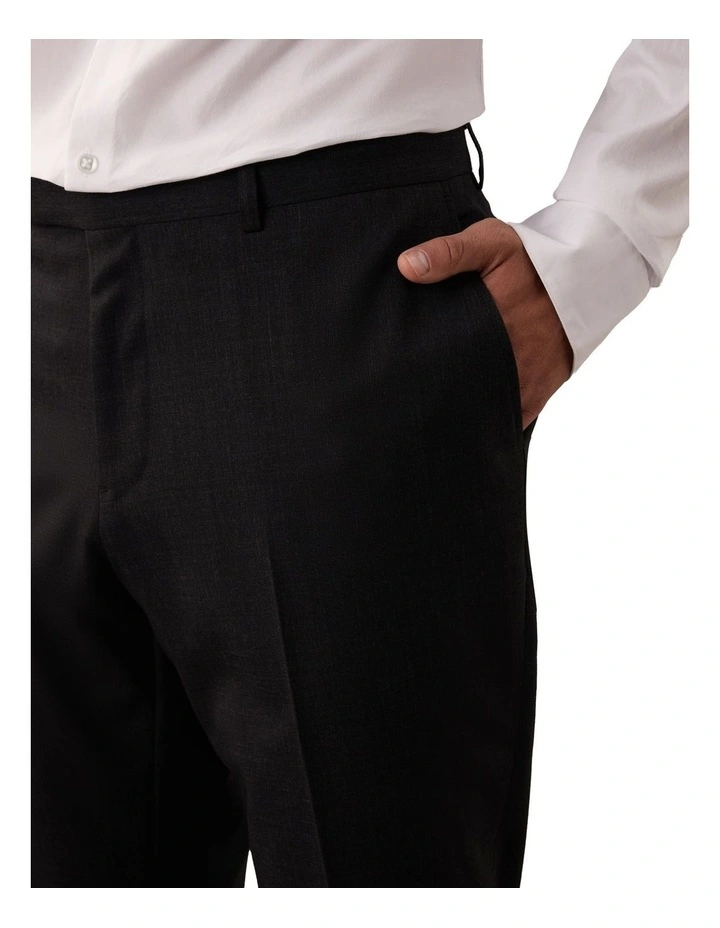 Bi Stretch Twill Suit Pant in Charcoal image 3