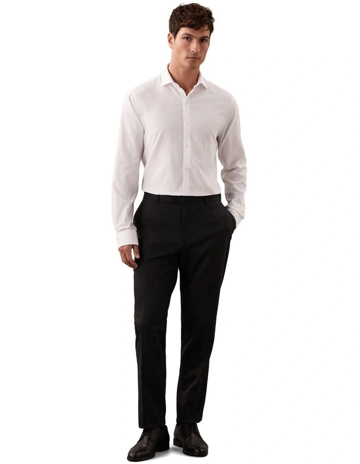 Bi Stretch Twill Suit Pant in Charcoal image 4