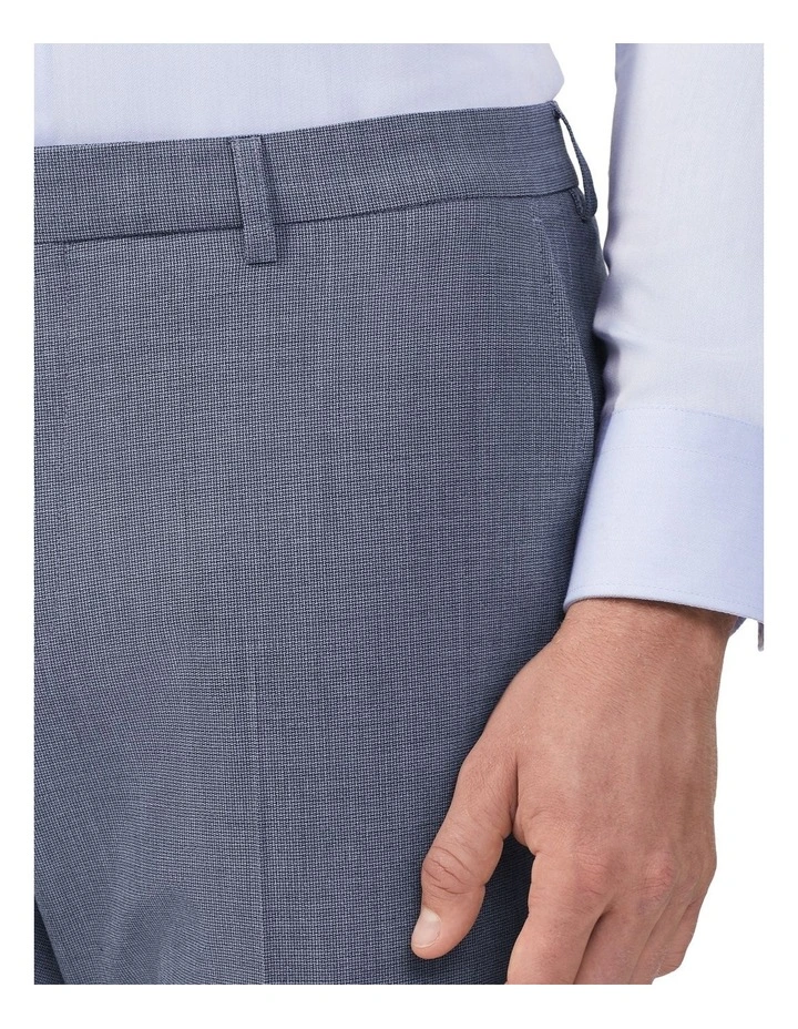 Wool Blend Heritage Weave Suit Pant in Blue image 3
