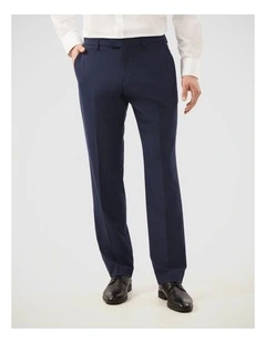 Superfine Twill Pinstripe Suit Pant in Navy