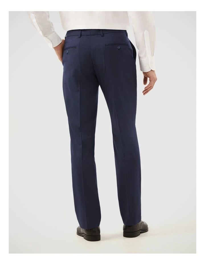 Superfine Twill Pinstripe Suit Pant in Navy image 4