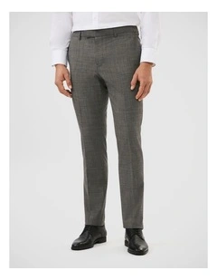 Travel Suit Wool Blend Pant in Black