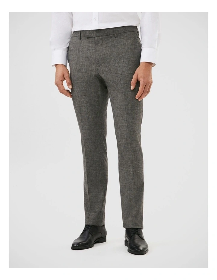 Travel Suit Wool Blend Pant in Black image 1