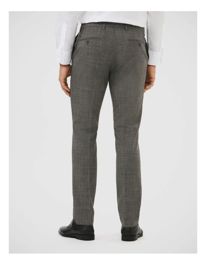 Travel Suit Wool Blend Pant in Black image 4