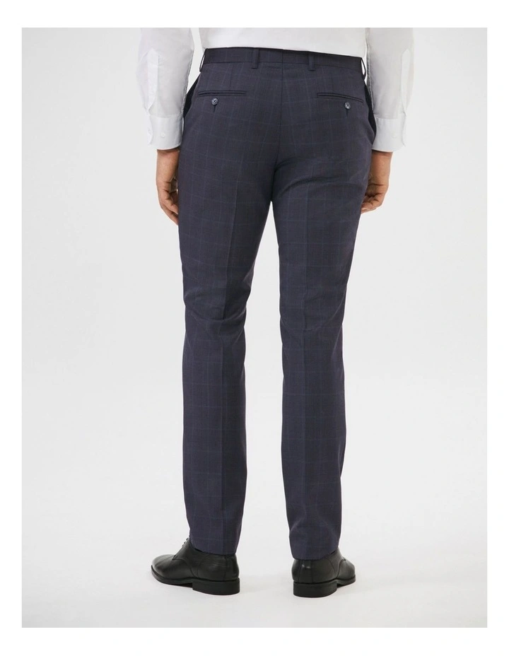 Wool Blend Check Suit Pant image 4
