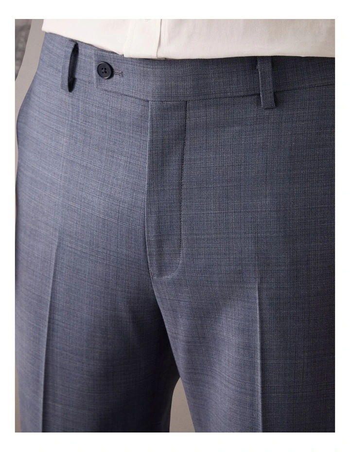 Cross Hatch Suit Pant in Denim image 3