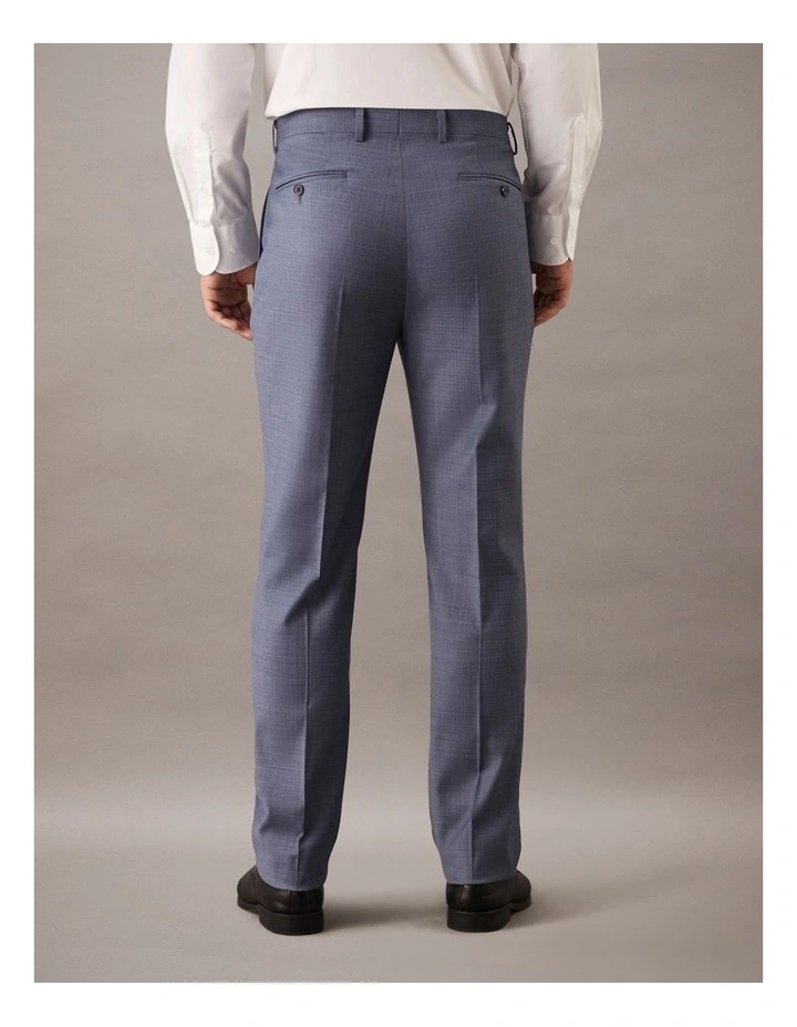 Cross Hatch Suit Pant in Denim image 4