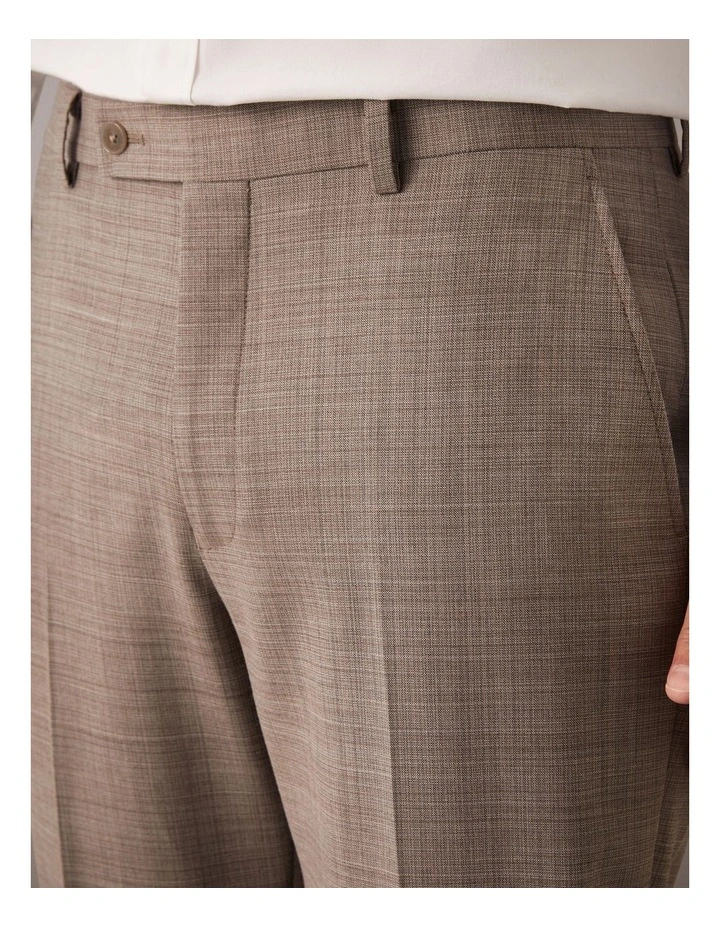 Cross Hatch Suit Pant in Taupe image 3