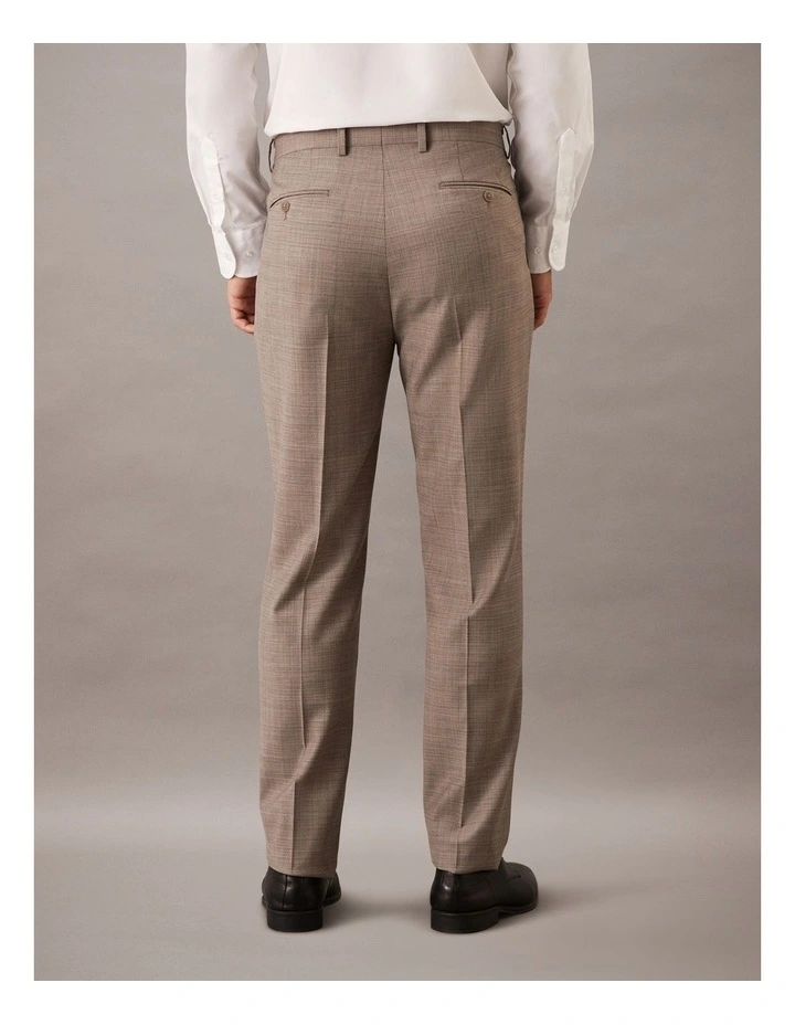 Cross Hatch Suit Pant in Taupe image 4