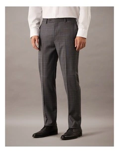 Two Tone Check Suit Pant