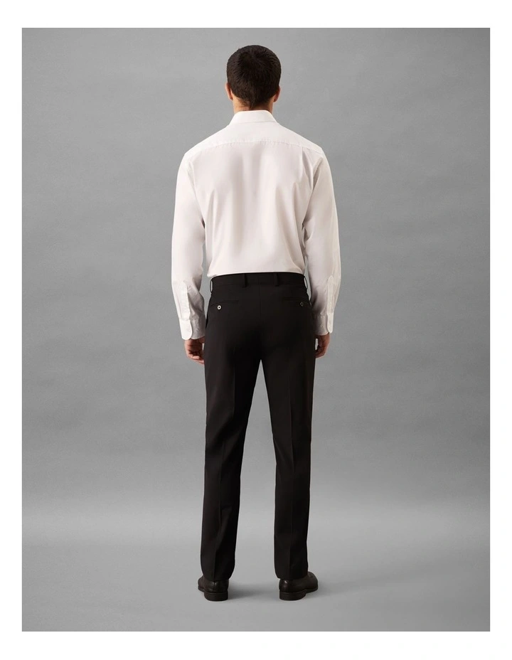 Wool Blend Stretch Suit Pant in Black image 4