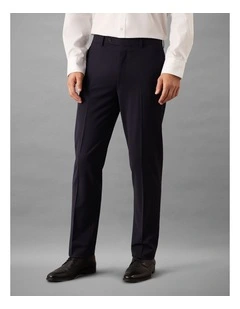 Wool Blend Stretch Suit Pant in Navy