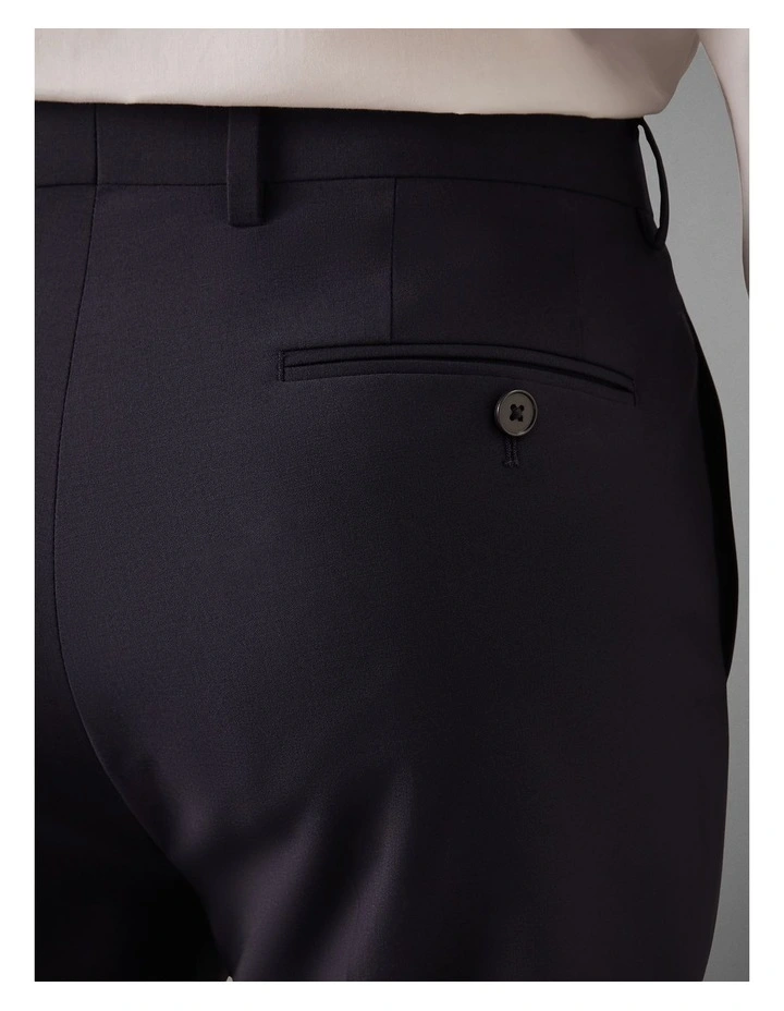 Wool Blend Stretch Suit Pant in Navy image 3