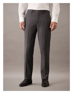 Stretch Twill Suit Pant in Grey