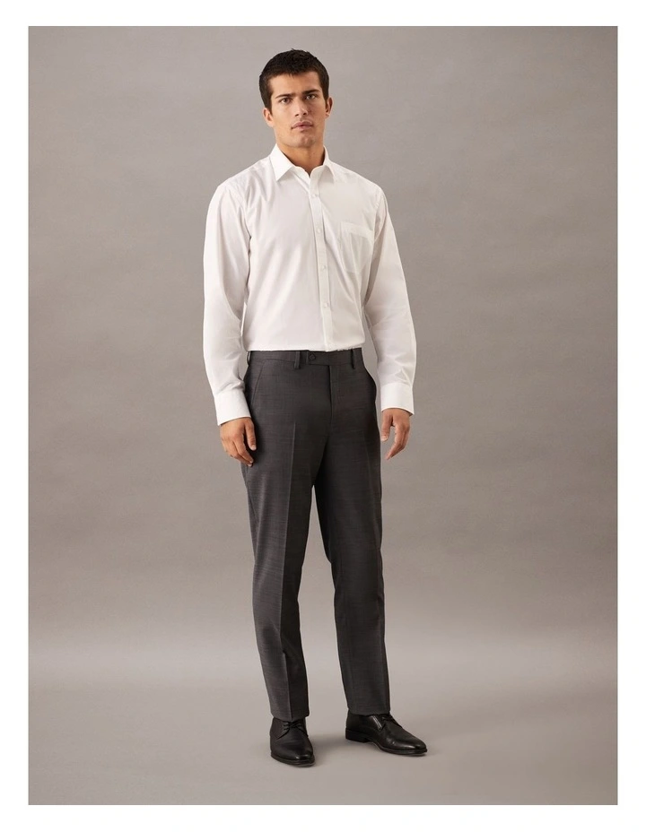 Stretch Twill Suit Pant in Grey image 2