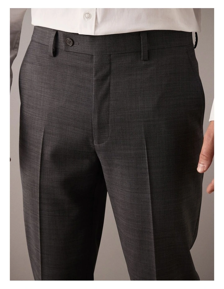 Stretch Twill Suit Pant in Grey image 3