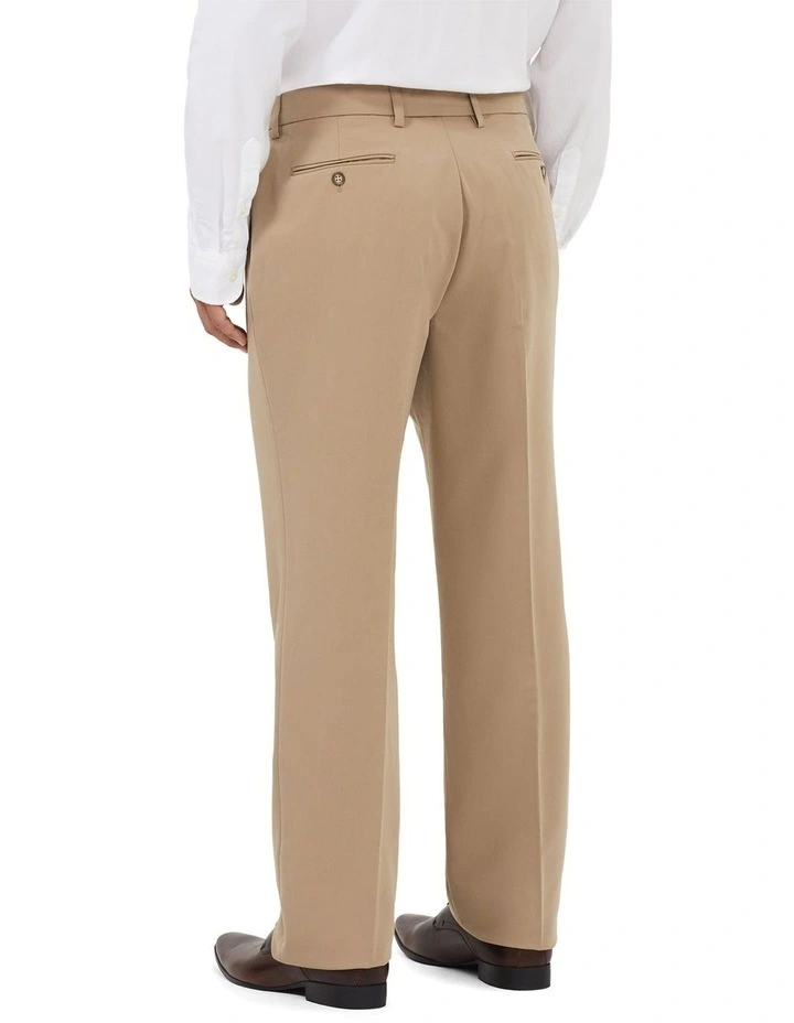 4 Way Stretch Classic Fit Trouser in Taupe image 2