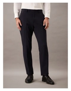 Plain Square Weave Trouser in Navy