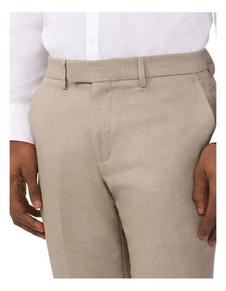 Sharkskin Flex Slim Trouser in Sand image 3