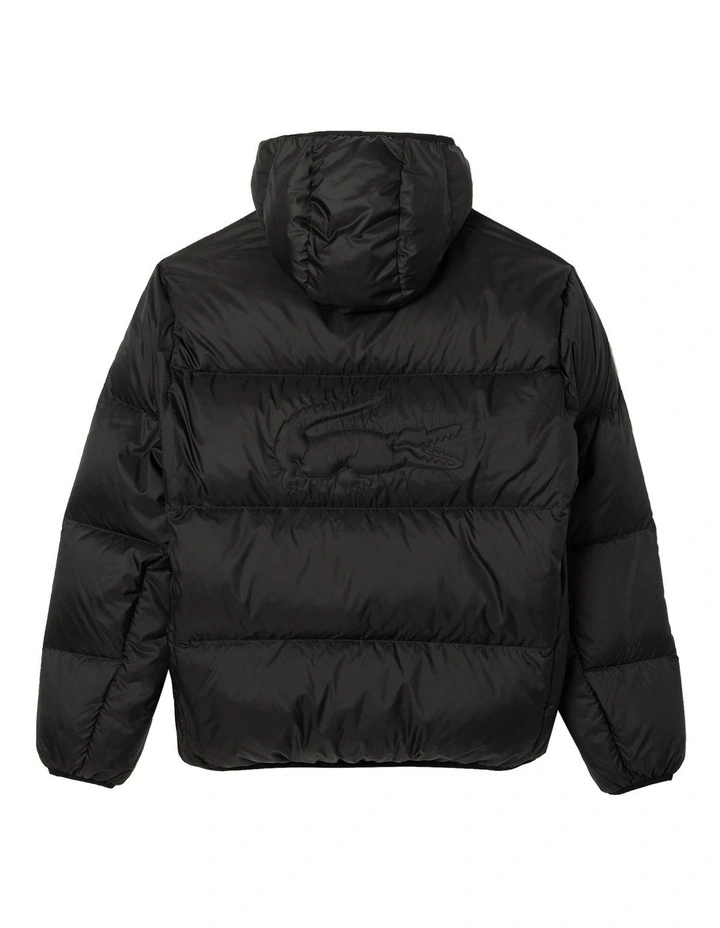 Essential Ripstop Puffer Jacket in Black image 6