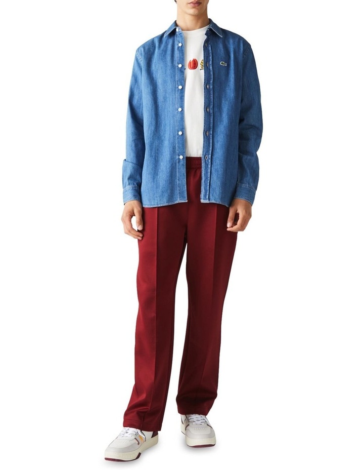 Long Sleeve Regular Light Denim Shirt Medium