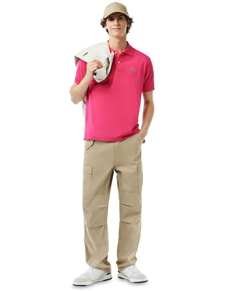 Original L.12.12 Cotton Polo Shirt in Spinel image 4