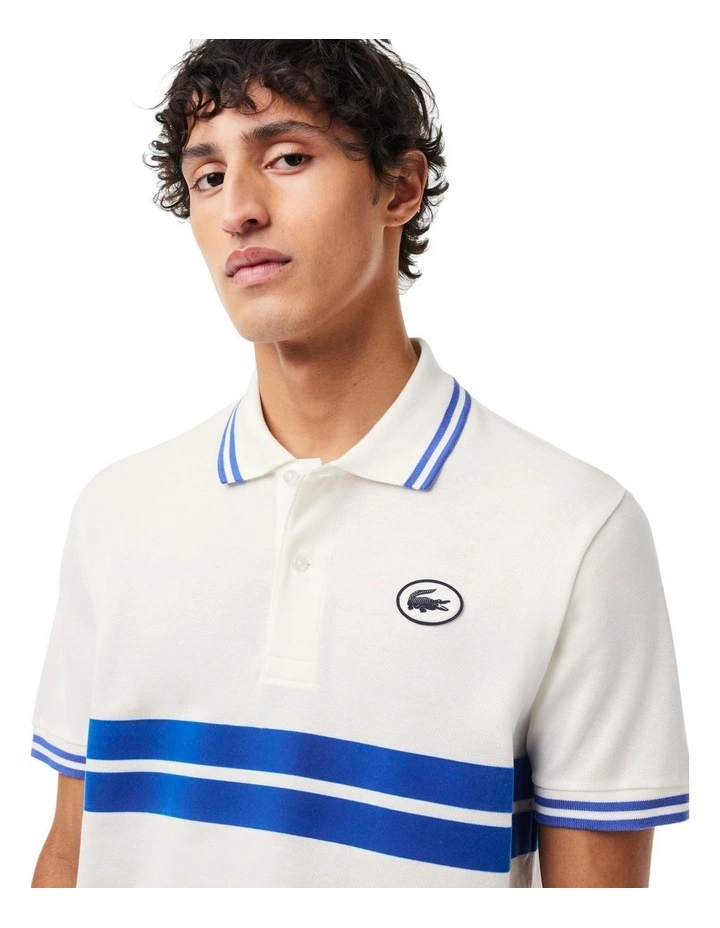 French Iconics Classic Polo in Flour image 4