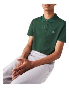 Slim Fit Polo Shirt in Green